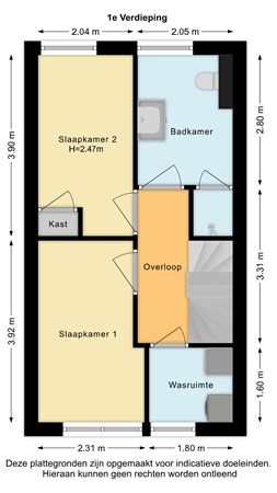 Floorplan - Loudonstraat 11, 2613 CT Delft